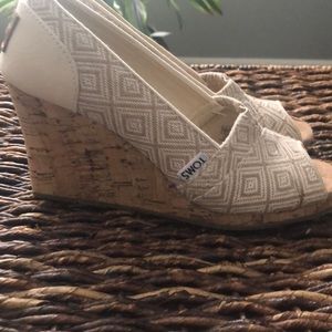 TOMS wedge shoes!